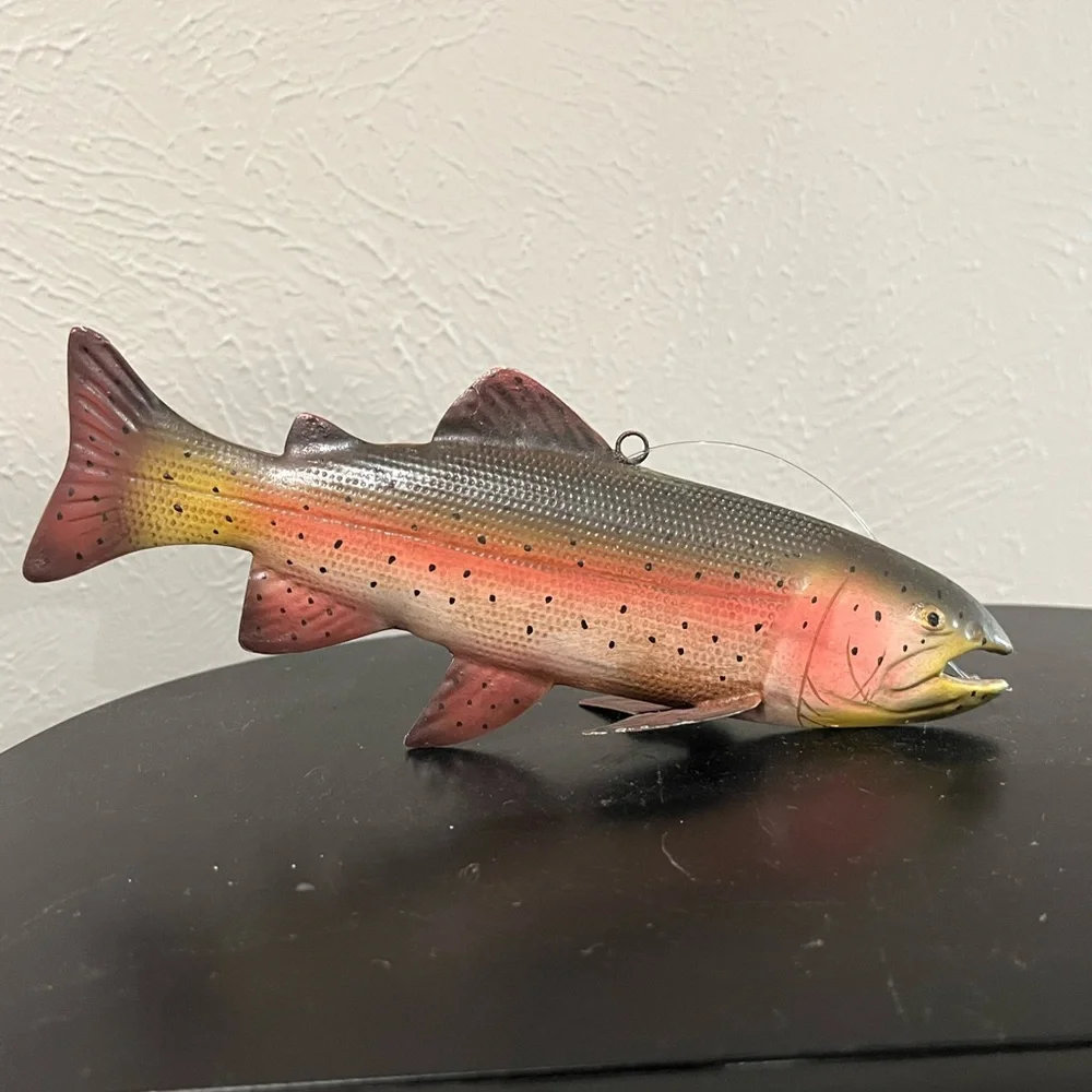 Realistic Multicolor Fish Decor, ornament